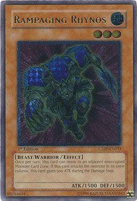 Rampaging Rhynos (UTR) [CDIP-EN031] Ultimate Rare | Shuffle n Cut Hobbies & Games