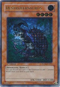 Destroyersaurus (UTR) [FOTB-EN017] Ultimate Rare | Shuffle n Cut Hobbies & Games