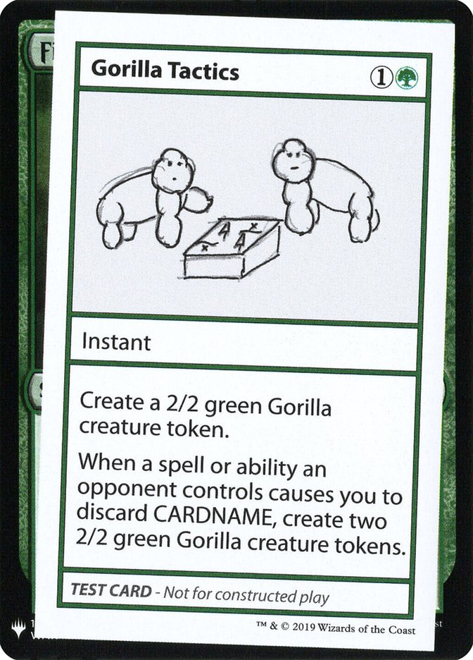 Gorilla Tactics [Mystery Booster Playtest Cards] | Shuffle n Cut Hobbies & Games