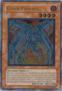 Cyber Phoenix (UTR) [EOJ-EN009] Ultimate Rare | Shuffle n Cut Hobbies & Games