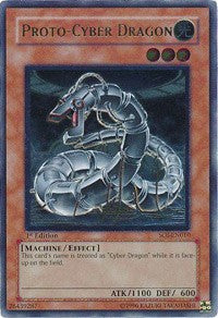 Proto-Cyber Dragon (UTR) [SOI-EN010] Ultimate Rare | Shuffle n Cut Hobbies & Games