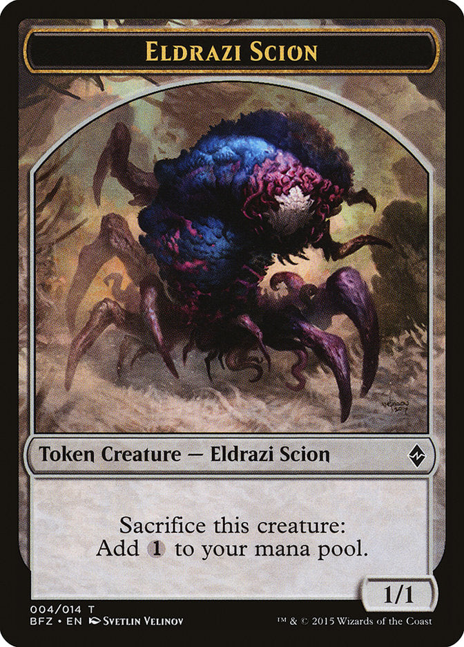 Eldrazi Scion Token (004/014) [Battle for Zendikar Tokens] | Shuffle n Cut Hobbies & Games