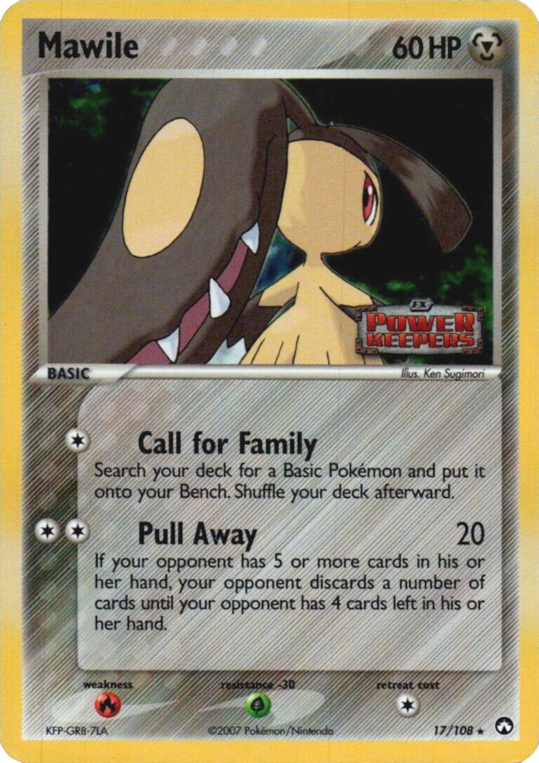 Mawile (17/108) (Stamped) [EX: Power Keepers] | Shuffle n Cut Hobbies & Games