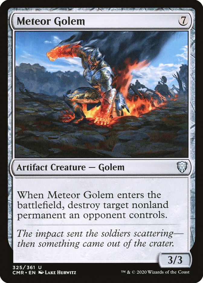 Meteor Golem (325) [Commander Legends] | Shuffle n Cut Hobbies & Games