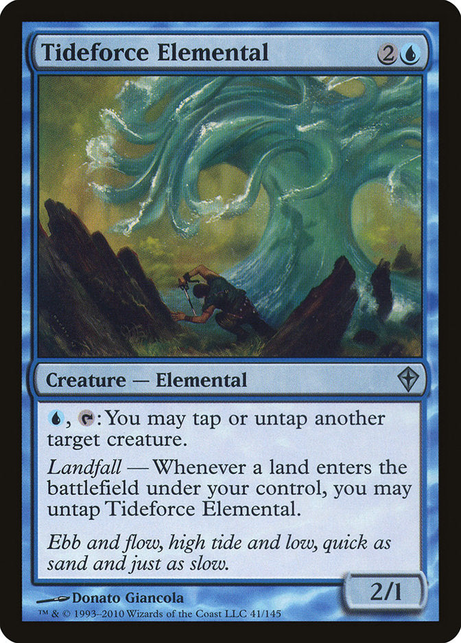 Tideforce Elemental [Worldwake] | Shuffle n Cut Hobbies & Games