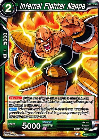 Infernal Fighter Nappa (BT5-071) [Miraculous Revival] | Shuffle n Cut Hobbies & Games