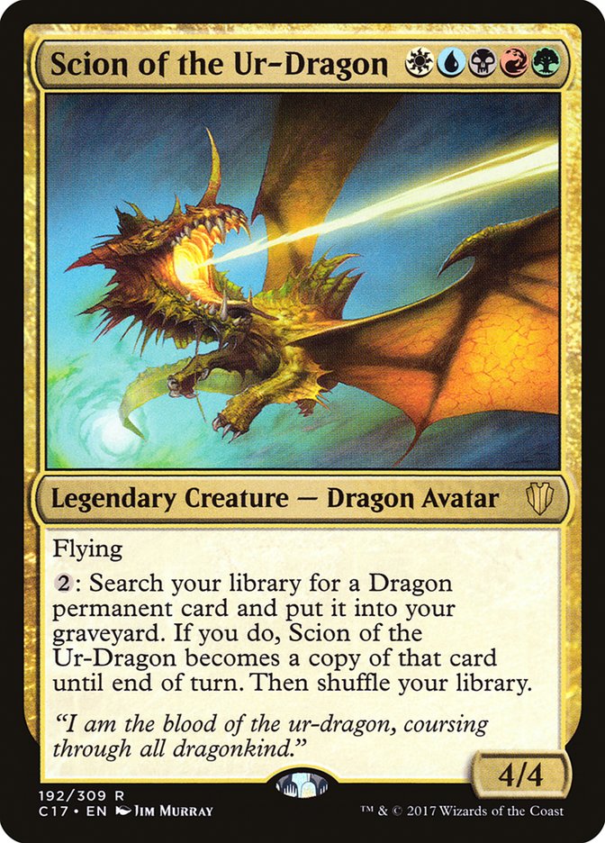 Scion of the Ur-Dragon [Commander 2017] | Shuffle n Cut Hobbies & Games