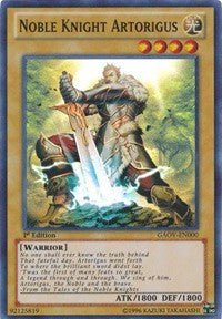 Noble Knight Artorigus [GAOV-EN000] Super Rare | Shuffle n Cut Hobbies & Games