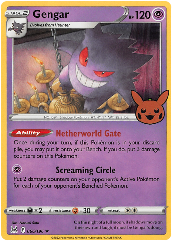 Gengar (066/196) [Trick or Trade 2023] | Shuffle n Cut Hobbies & Games