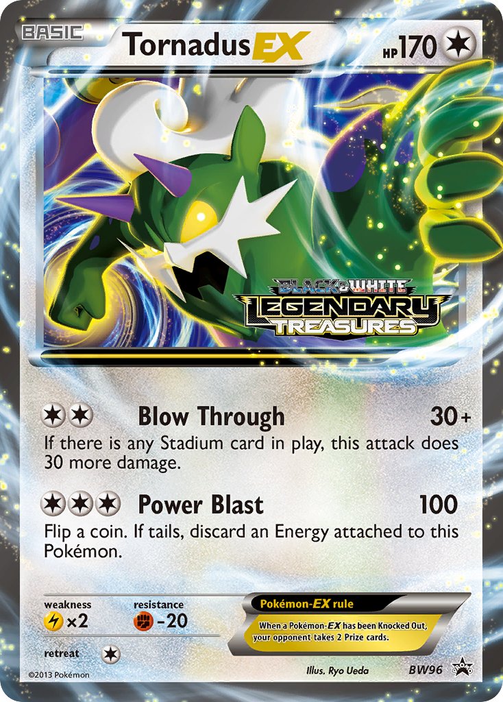 Tornadus EX (BW96) [Black & White: Black Star Promos] | Shuffle n Cut Hobbies & Games