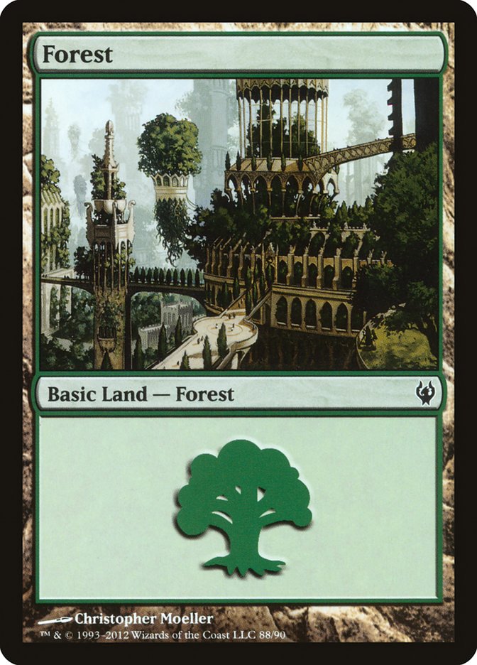 Forest (88) [Duel Decks: Izzet vs. Golgari] | Shuffle n Cut Hobbies & Games