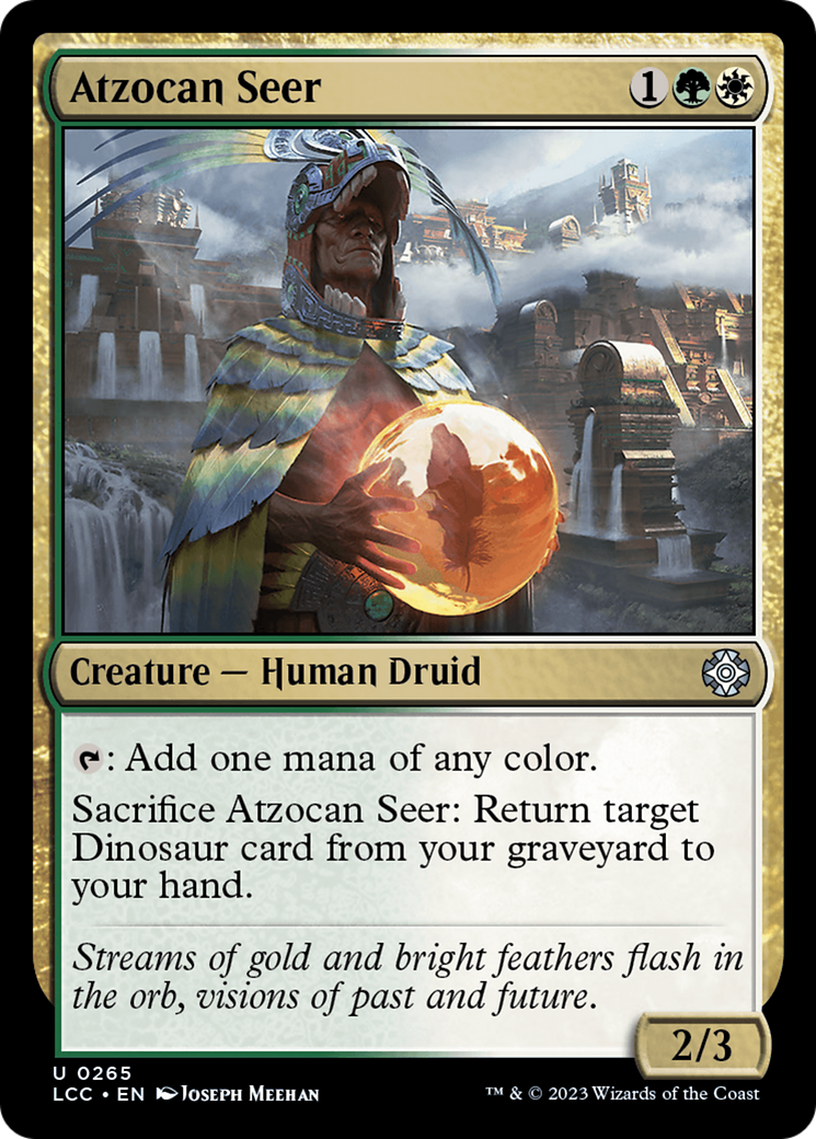 Atzocan Seer [The Lost Caverns of Ixalan Commander] | Shuffle n Cut Hobbies & Games