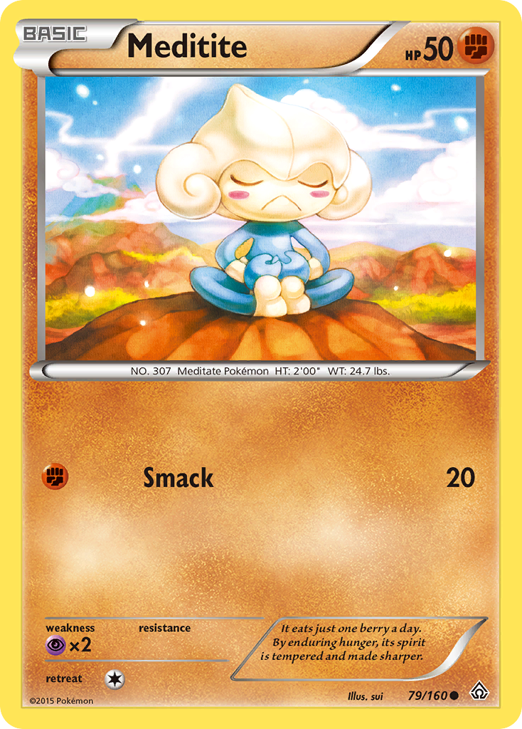 Meditite (79/160) [XY: Primal Clash] | Shuffle n Cut Hobbies & Games