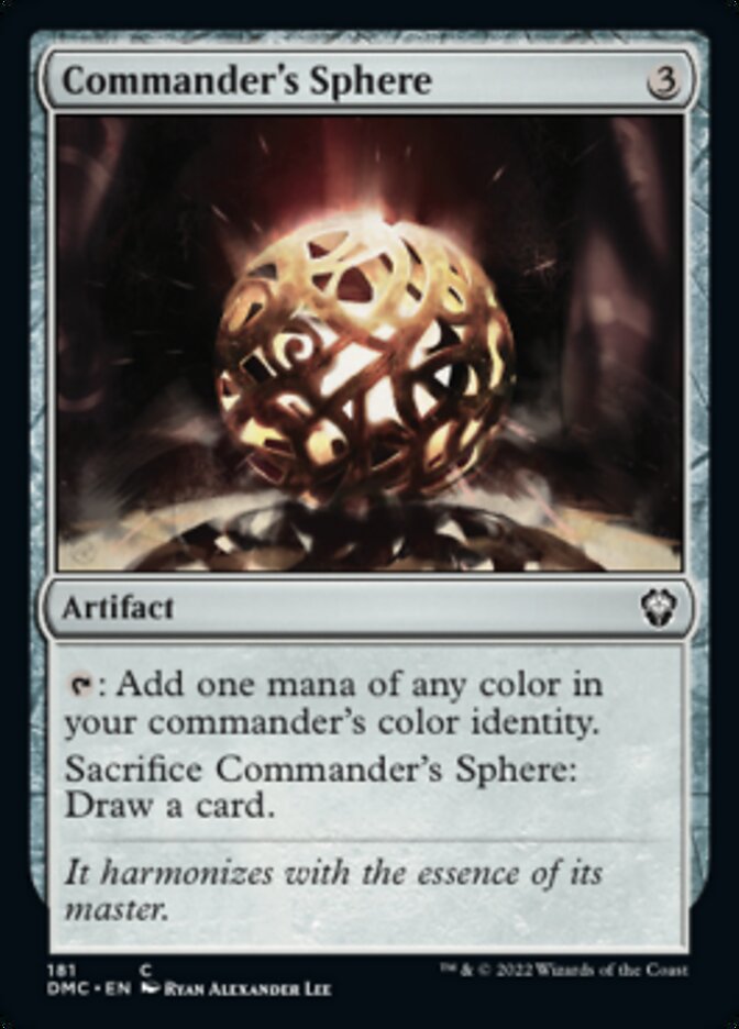 Commander's Sphere [Dominaria United Commander] | Shuffle n Cut Hobbies & Games