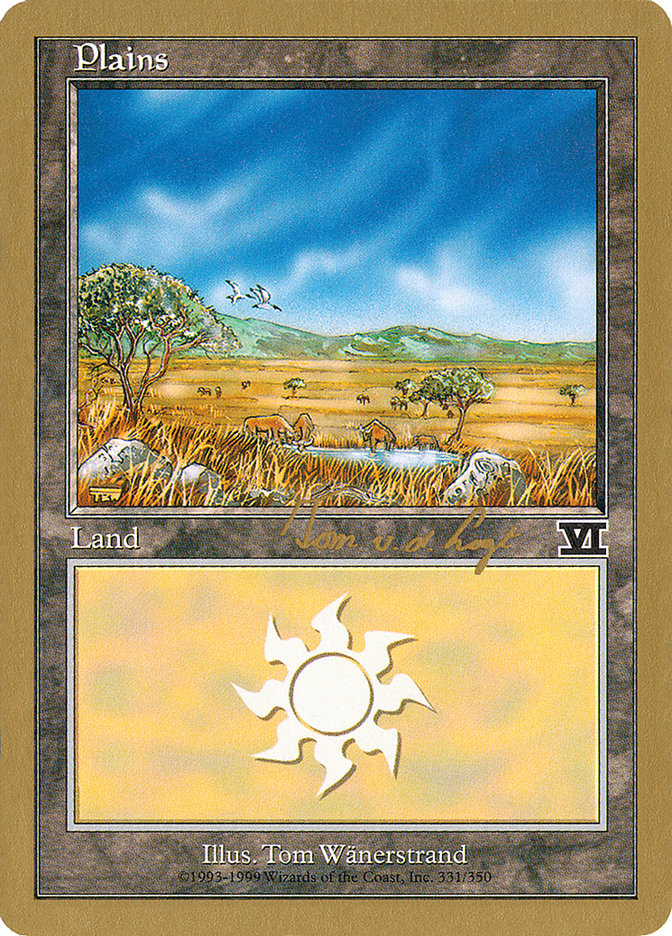 Plains (tvdl331) (Tom van de Logt) [World Championship Decks 2000] | Shuffle n Cut Hobbies & Games