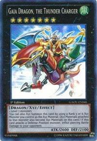 Gaia Dragon, the Thunder Charger [GAOV-EN046] Super Rare | Shuffle n Cut Hobbies & Games