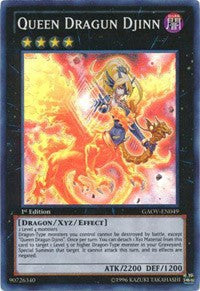 Queen Dragun Djinn [GAOV-EN049] Super Rare | Shuffle n Cut Hobbies & Games