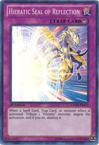 Hieratic Seal of Reflection [GAOV-EN072] Super Rare | Shuffle n Cut Hobbies & Games