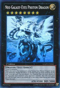 Neo Galaxy-Eyes Photon Dragon [GAOV-EN041] Ghost Rare | Shuffle n Cut Hobbies & Games