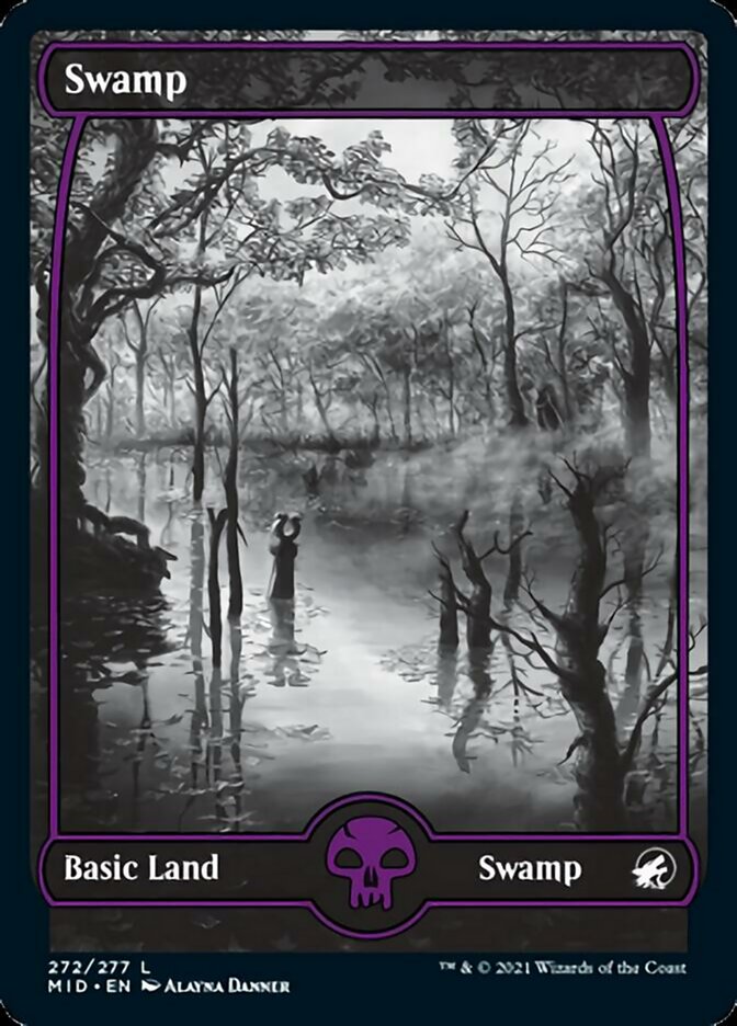 Swamp (272) [Innistrad: Midnight Hunt] | Shuffle n Cut Hobbies & Games
