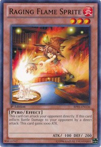 Raging Flame Sprite [BP01-EN136] Common | Shuffle n Cut Hobbies & Games