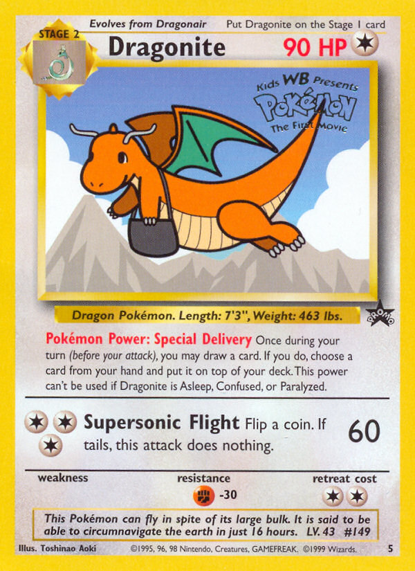 Dragonite (5) [Wizards of the Coast: Black Star Promos] | Shuffle n Cut Hobbies & Games