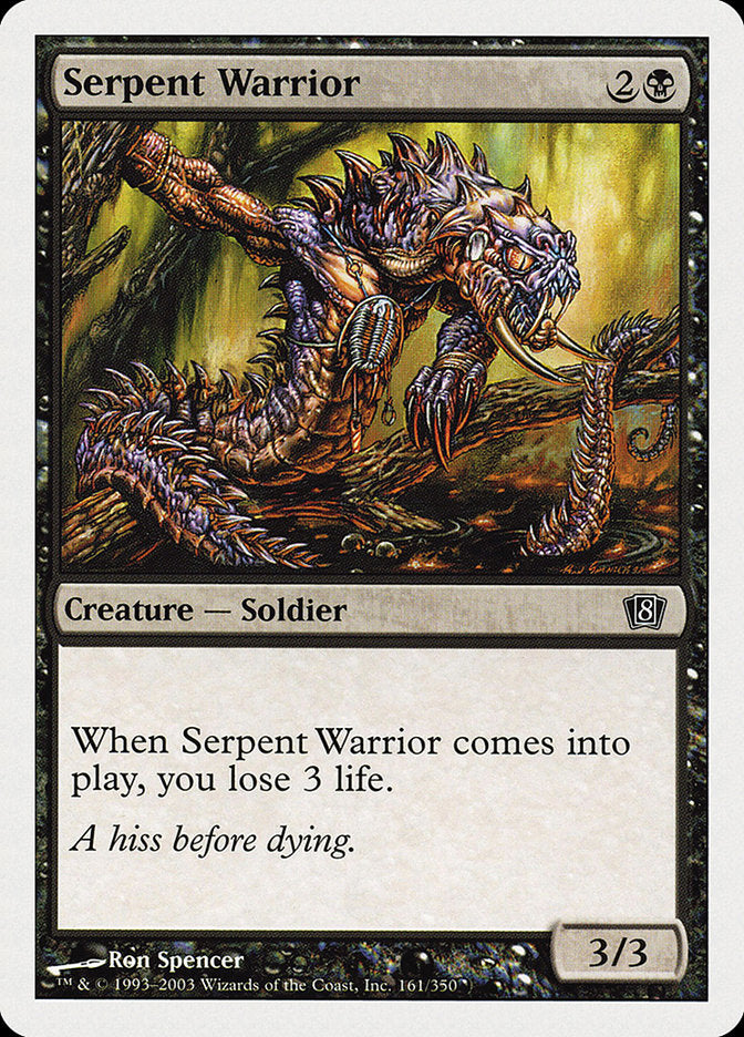 Serpent Warrior [Eighth Edition] | Shuffle n Cut Hobbies & Games