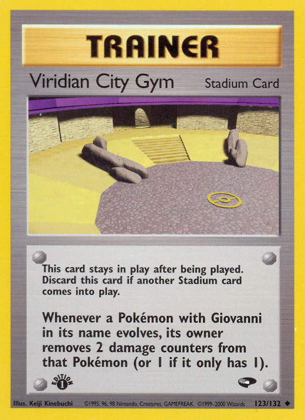 Viridian City Gym (123/132) [Gym Challenge 1st Edition] | Shuffle n Cut Hobbies & Games