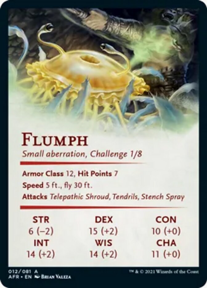 Flumph Art Card [Dungeons & Dragons: Adventures in the Forgotten Realms Art Series] | Shuffle n Cut Hobbies & Games