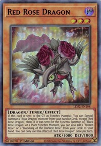 Red Rose Dragon (Purple) [LDS2-EN108] Ultra Rare | Shuffle n Cut Hobbies & Games