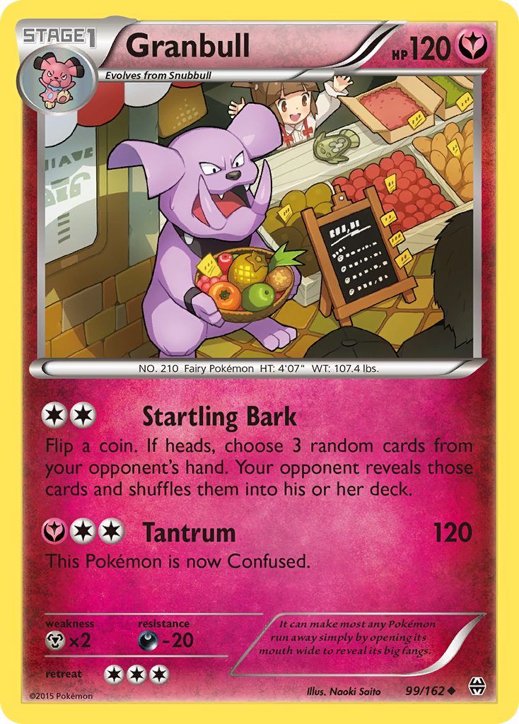 Granbull (99/162) [XY: BREAKthrough] | Shuffle n Cut Hobbies & Games