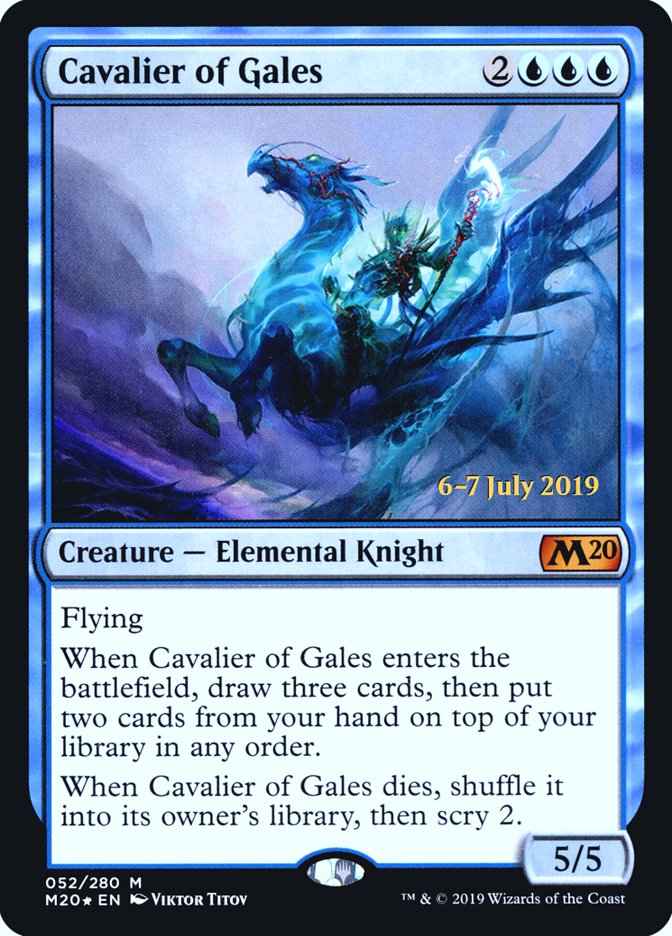 Cavalier of Gales [Core Set 2020 Prerelease Promos] | Shuffle n Cut Hobbies & Games