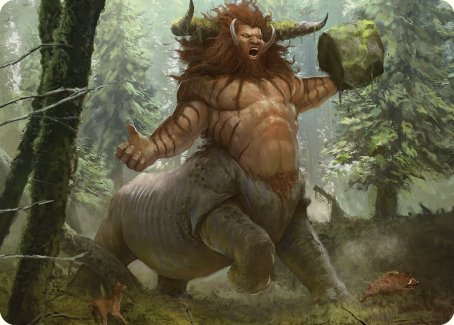 Stonehoof Chieftain Art Card [Commander Masters Art Series] | Shuffle n Cut Hobbies & Games