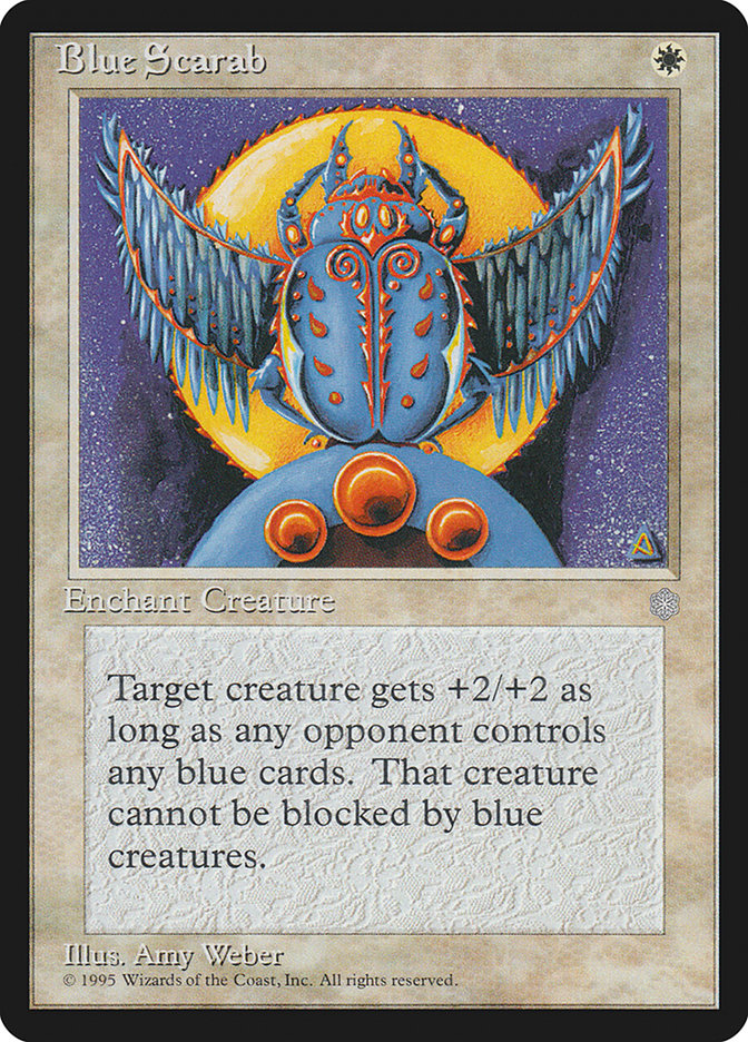 Blue Scarab [Ice Age] | Shuffle n Cut Hobbies & Games