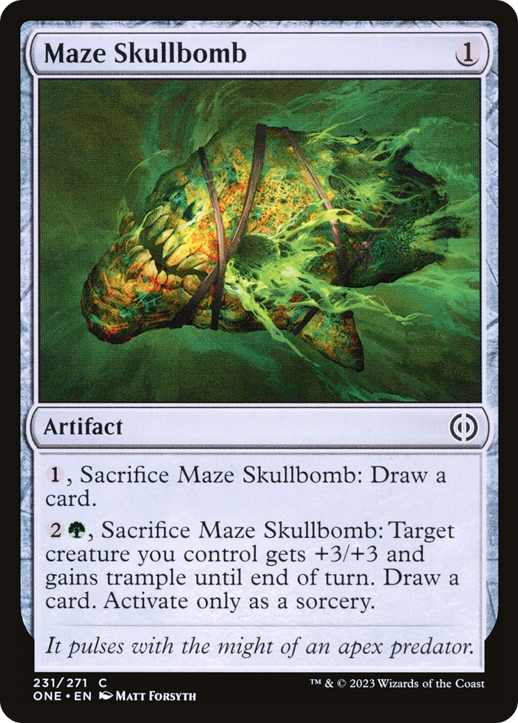 Maze Skullbomb [Phyrexia: All Will Be One] | Shuffle n Cut Hobbies & Games