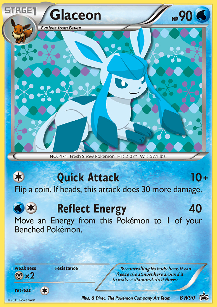 Glaceon (BW90) [Black & White: Black Star Promos] | Shuffle n Cut Hobbies & Games