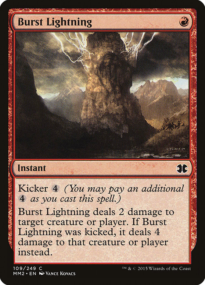 Burst Lightning [Modern Masters 2015] | Shuffle n Cut Hobbies & Games