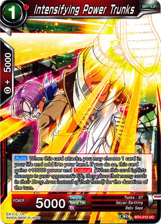 Intensifying Power Trunks [BT4-012] | Shuffle n Cut Hobbies & Games