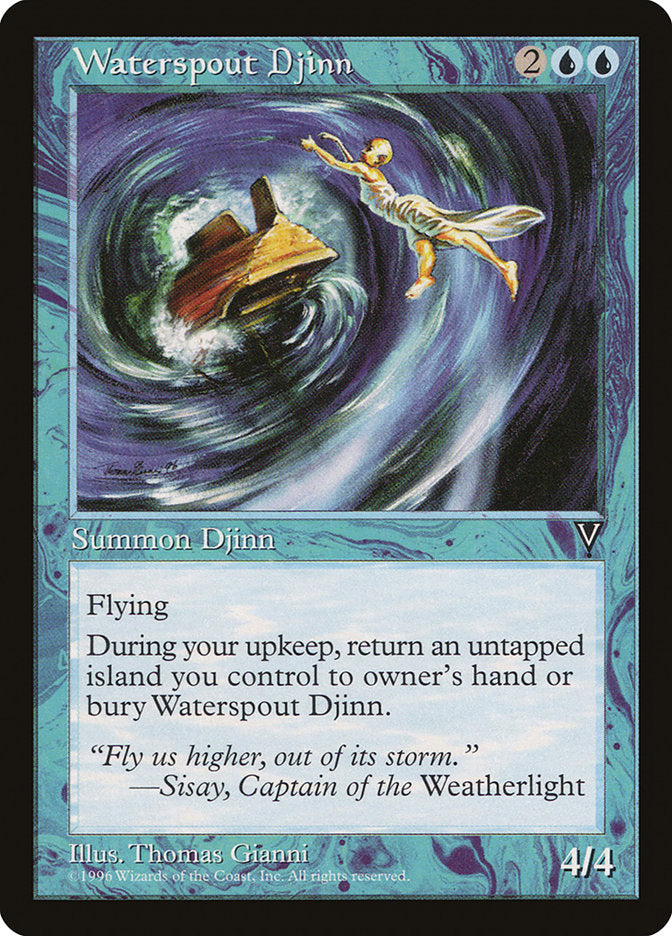 Waterspout Djinn [Visions] | Shuffle n Cut Hobbies & Games