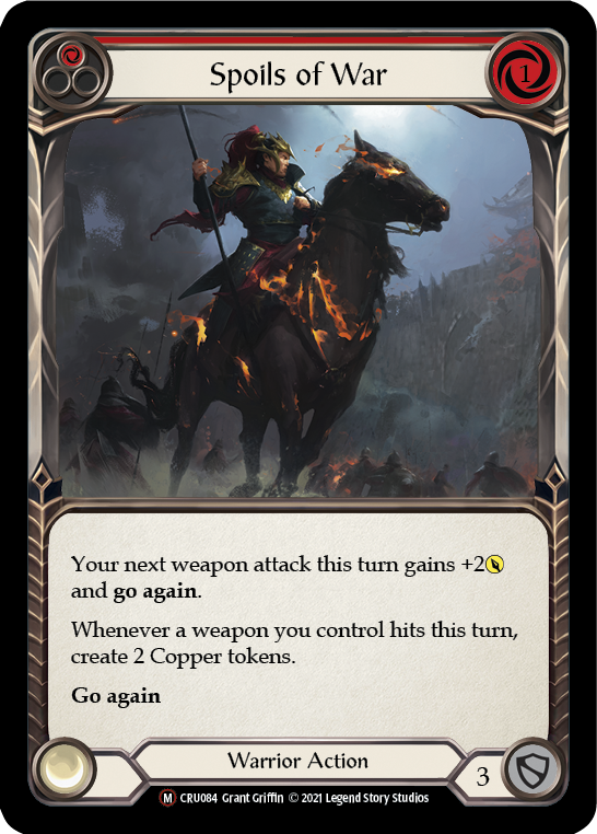 Spoils of War (Rainbow Foil) [CRU084-RF] Unlimited Rainbow Foil | Shuffle n Cut Hobbies & Games