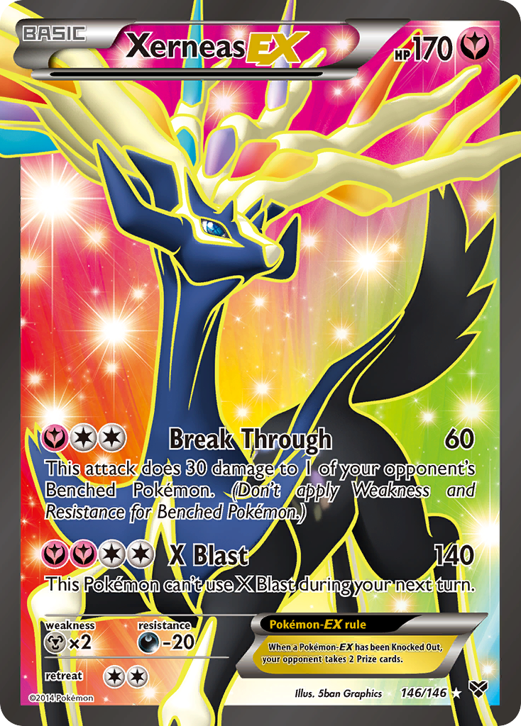 Xerneas EX (146/146) [XY: Base Set] | Shuffle n Cut Hobbies & Games