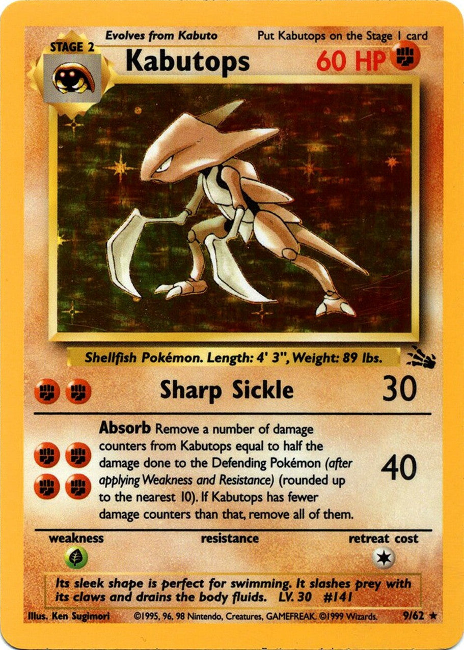 Kabutops (9/62) [Fossil Unlimited] | Shuffle n Cut Hobbies & Games