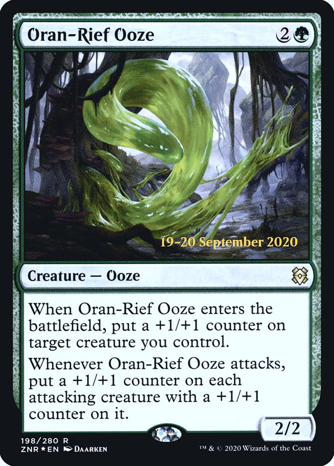 Oran-Rief Ooze [Zendikar Rising Prerelease Promos] | Shuffle n Cut Hobbies & Games