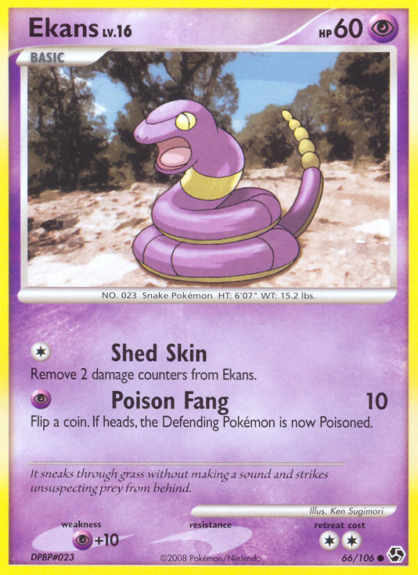 Ekans (66/106) [Diamond & Pearl: Great Encounters] | Shuffle n Cut Hobbies & Games