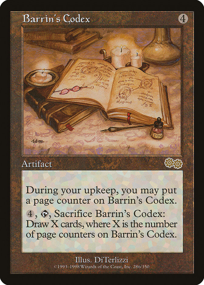 Barrin's Codex [Urza's Saga] | Shuffle n Cut Hobbies & Games