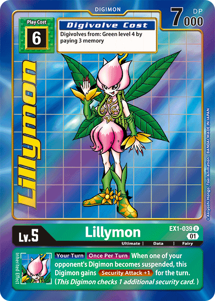 Lillymon [EX1-039] (Alternate Art) [Classic Collection] | Shuffle n Cut Hobbies & Games