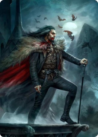 Dracula, Blood Immortal Art Card [Innistrad: Crimson Vow Art Series] | Shuffle n Cut Hobbies & Games