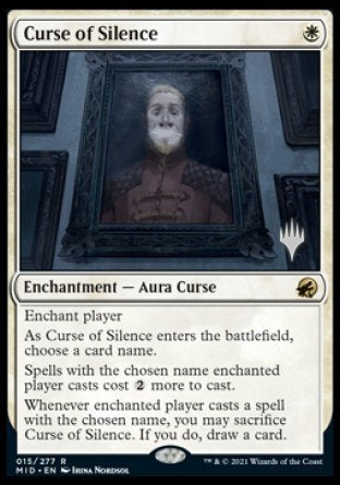 Curse of Silence (Promo Pack) [Innistrad: Midnight Hunt Promos] | Shuffle n Cut Hobbies & Games