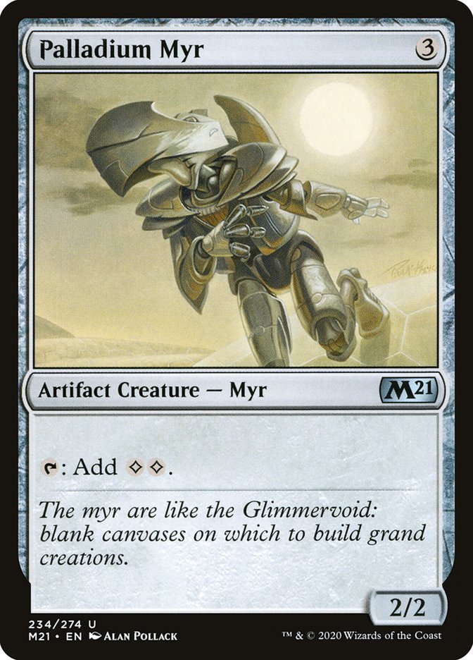 Palladium Myr [Core Set 2021] | Shuffle n Cut Hobbies & Games