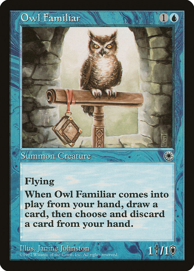 Owl Familiar [Portal] | Shuffle n Cut Hobbies & Games